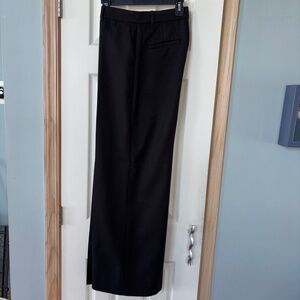 NWT H&M Edition Twill Wool-Blend Wide leg, Dress Pants Black Size 8